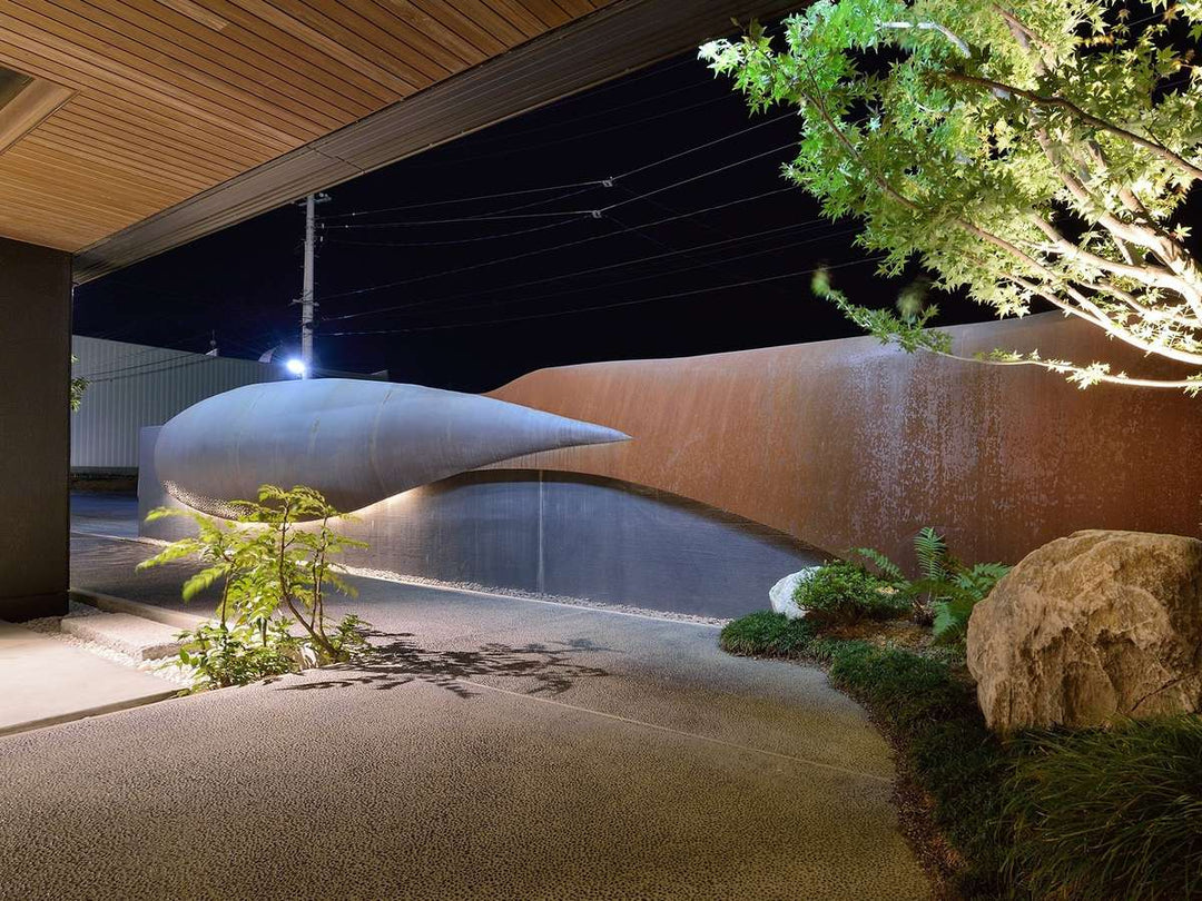 造船技術を生かしたエントランス